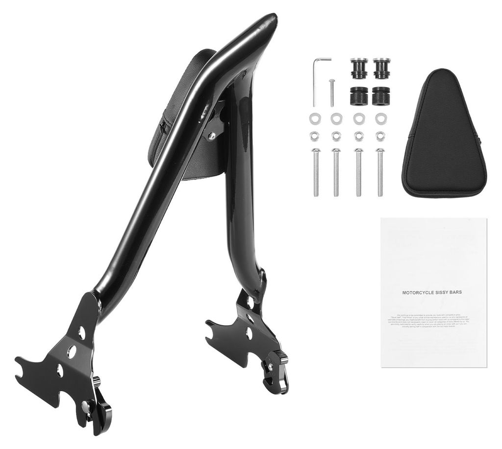SucceBuy Schienale sissy bar rimovibile per moto, adatto ai Immagine del prodotto 