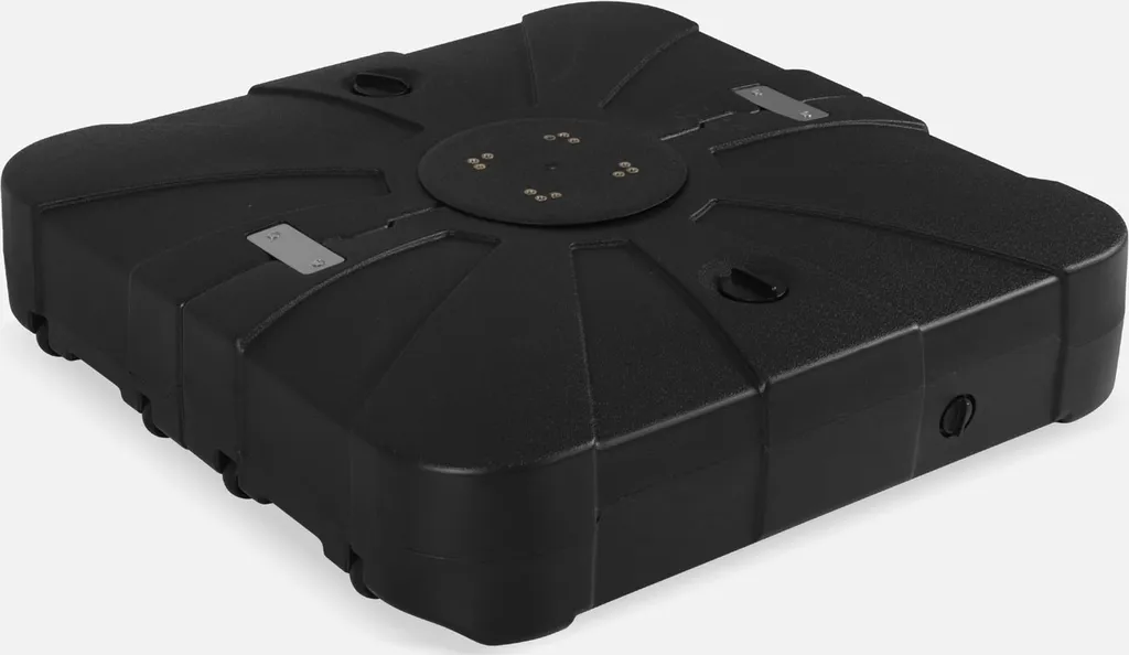 Base Ombrellone 100L Nero Riempibile: Stabilità Professionale da Giardino