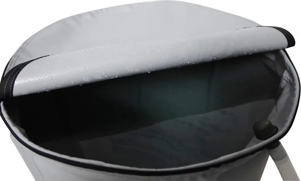 Récupérateur d'eau de pluie 250L gris : fini le gaspillage d'eau potable