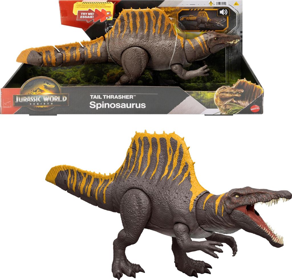 MATTEL Jurassic World - Attacco subacqueo dello Spinosauro Immagine del prodotto 
