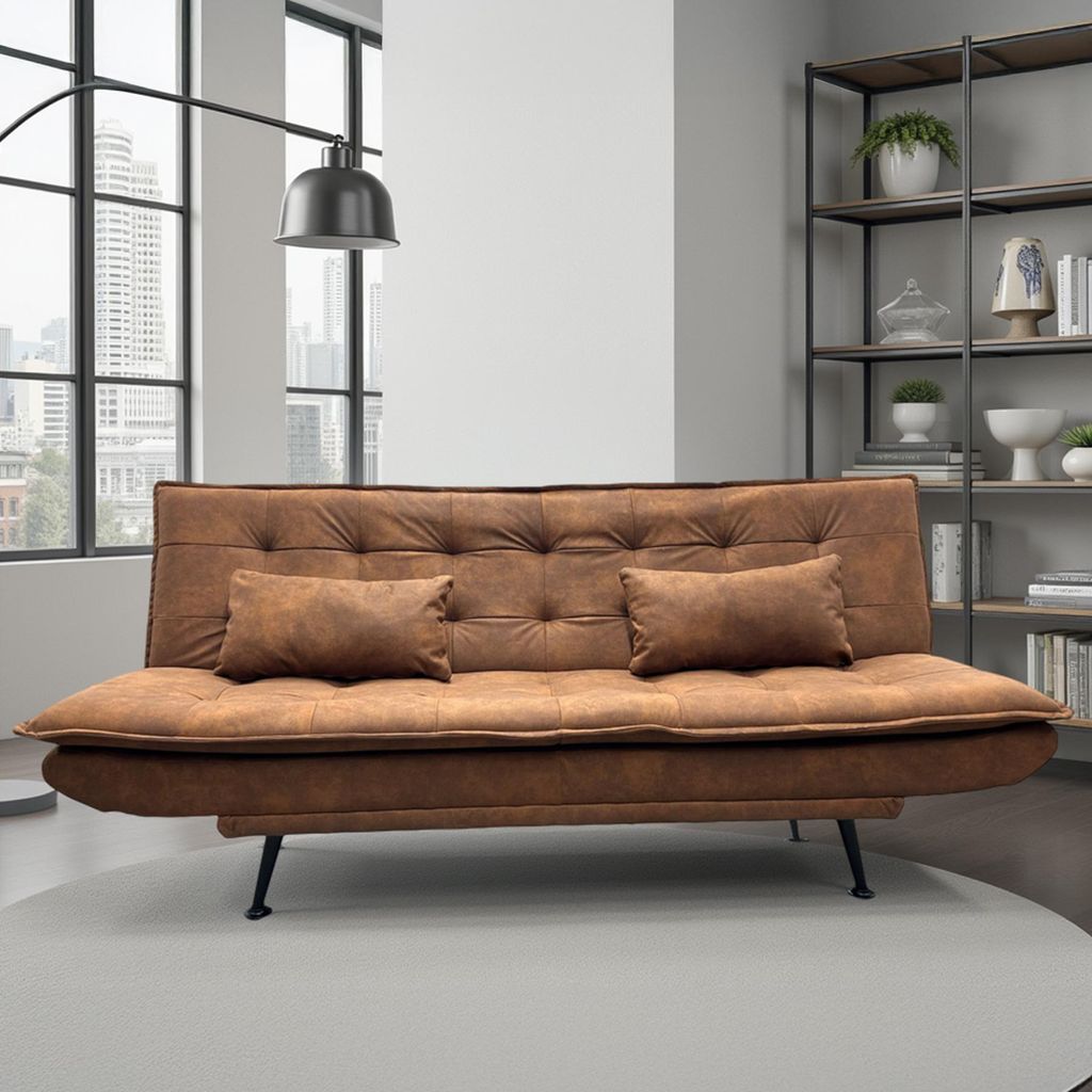 riess-ambiente Modernes Schlafsofa JAZZ 190cm antik braun Produktbild 