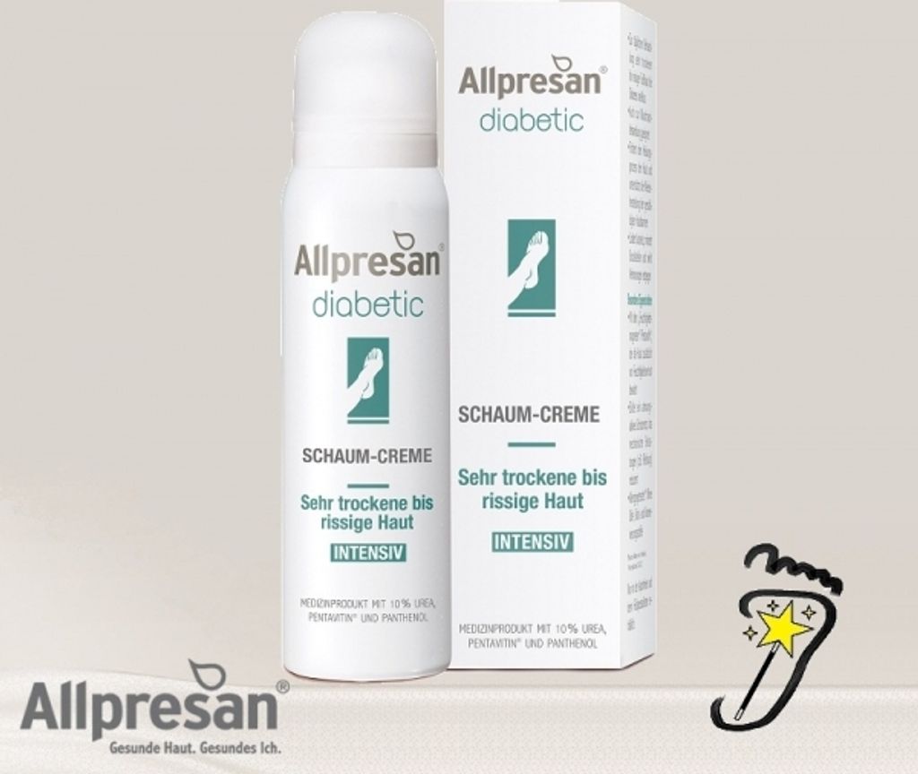 Allpresan diabetic Fuß Intensiv Schaum 200 ml Produktbild 