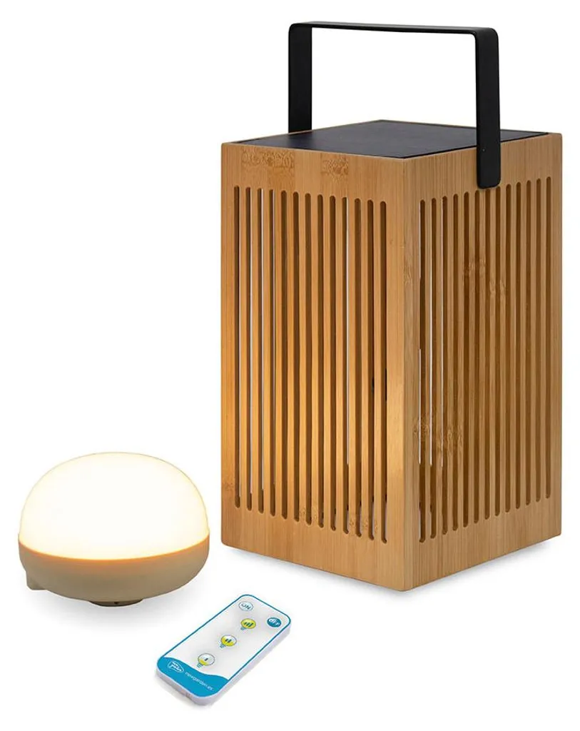 Lampe Solaire Okinawa Brune Rechargeable USB à Intensité Variable - 6