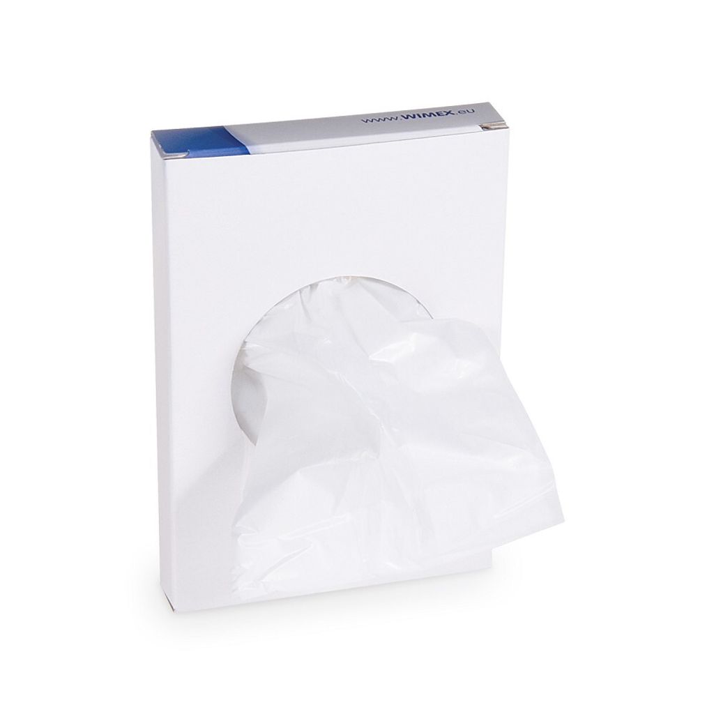 Sáčky hygienické HDPE bílý 8+6 x 25 cm/30 ks