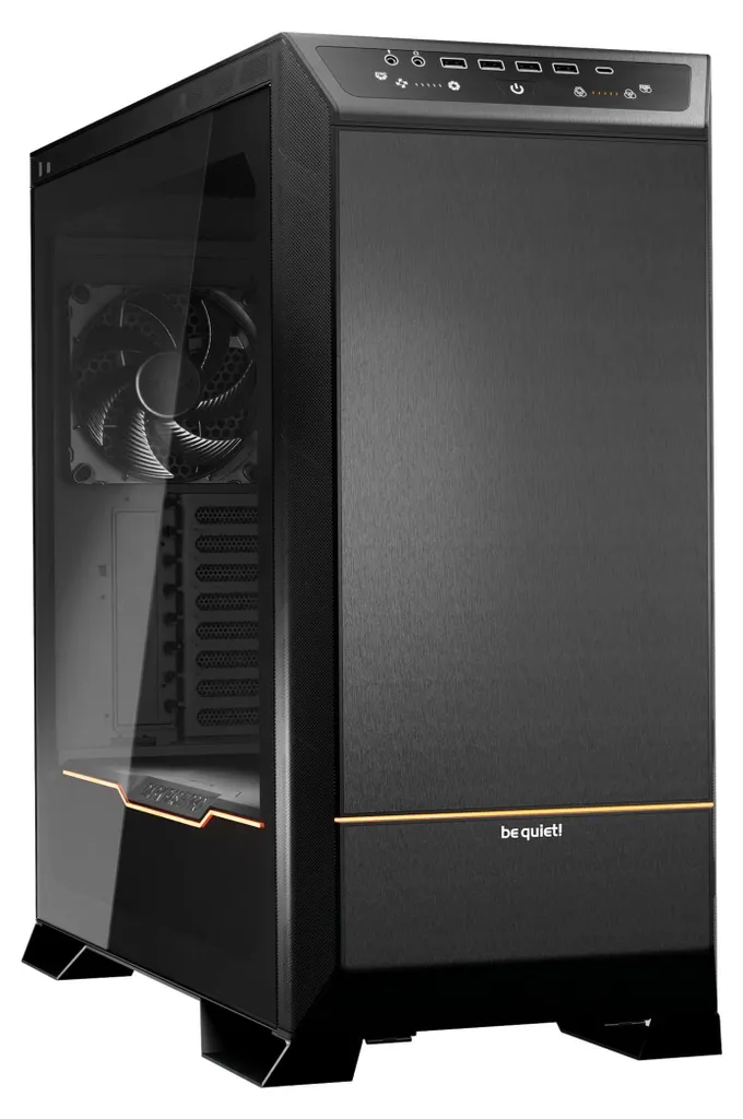 Dark Base Pro 901 Noir, Boîtier PC Insonorisé avec Panneau en Verre