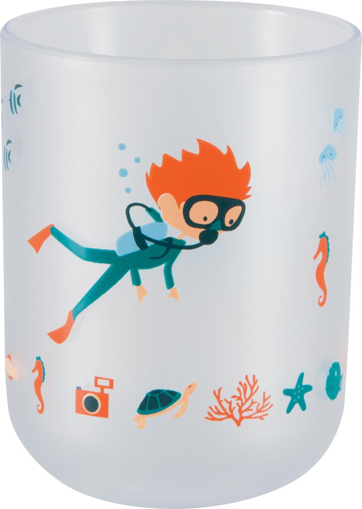 Spirella Zahnputzbecher Zahnbürstenhalter Diver 2 Stück