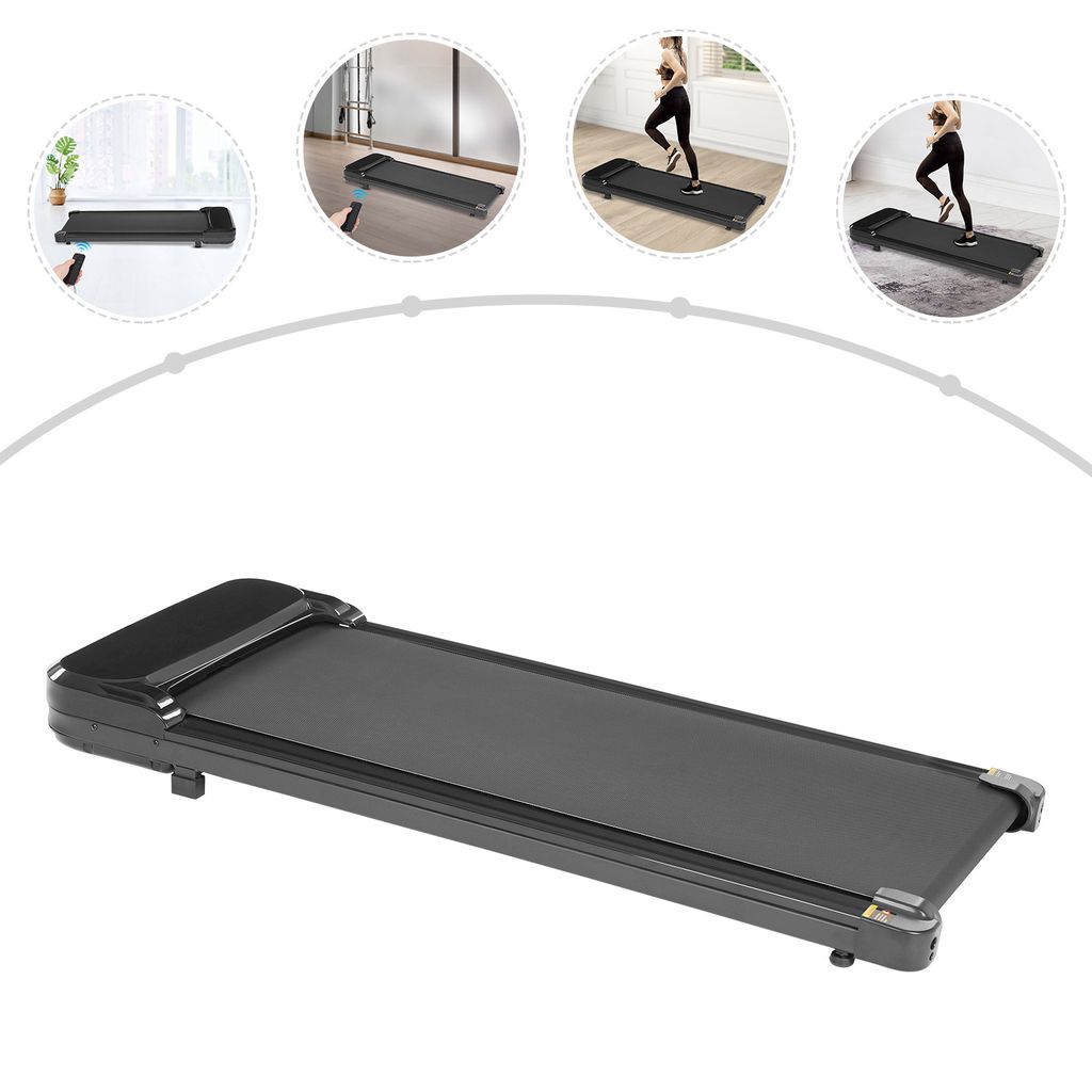Heim-Laufband, Laufband, Fitness Tretmühle, Smart Walking Machine, Schwarz