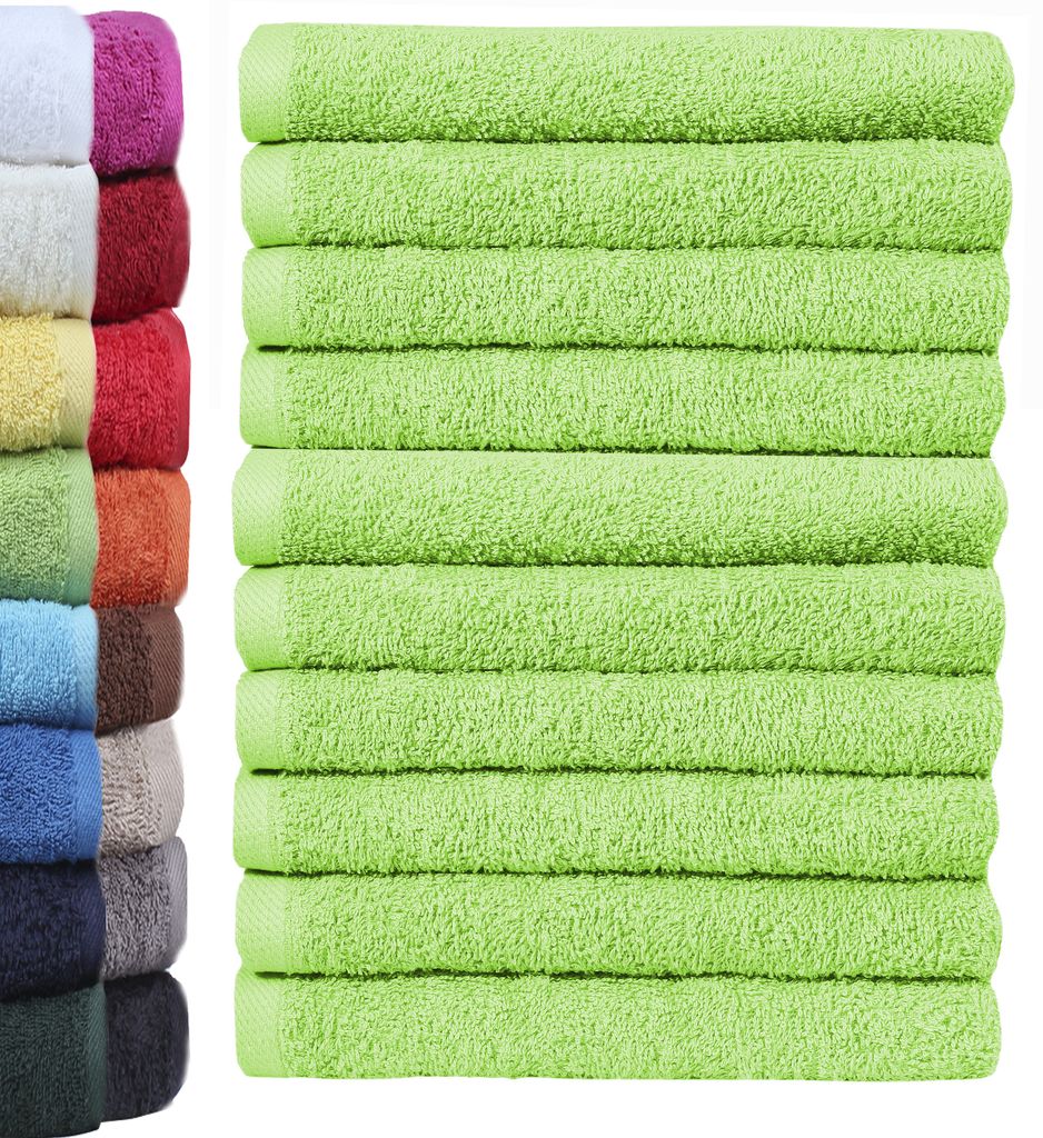 Frottier Seiftücher 10er Pack 30x30cm, 100% Baumwolle, Produktbild 8