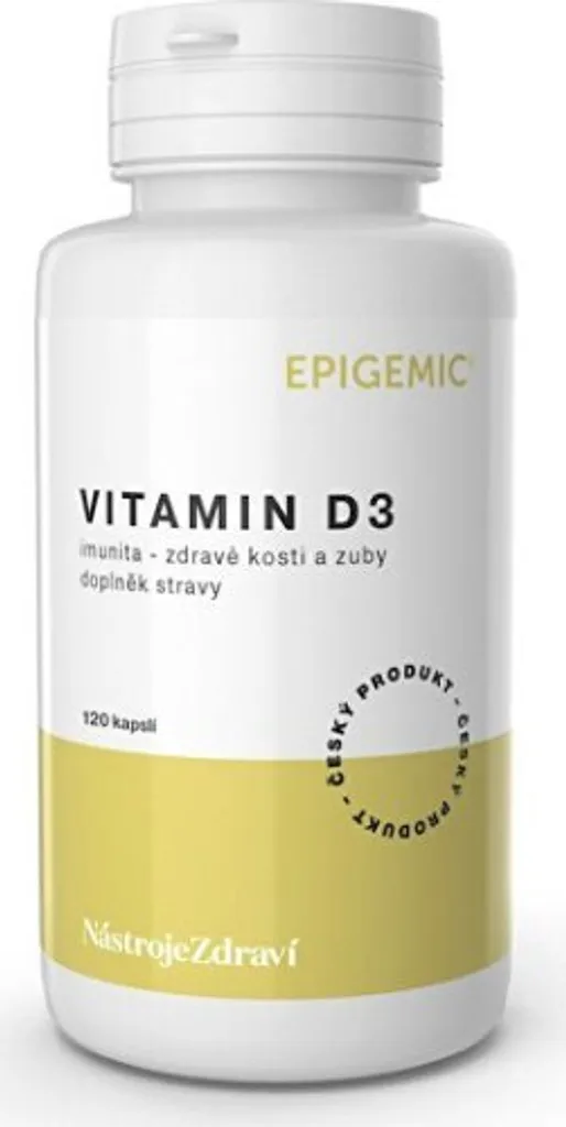 Vitamine D3 contre les Carences Solaires - 120 Gélules Haute Pureté