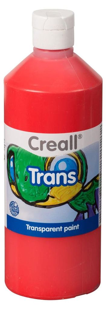 CREALL - Fensterfarbe Creme Trans Red 500ml | 1 Flasche Produktbild 