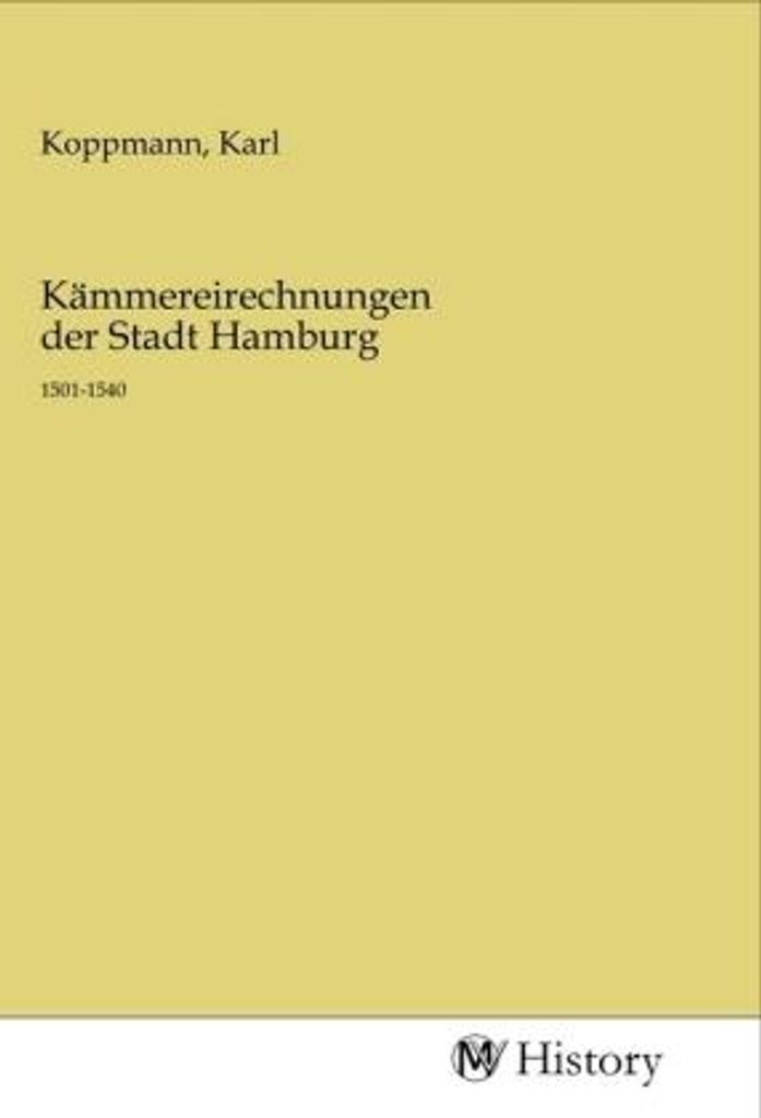 Kämmereirechnungen der Stadt Hamburg