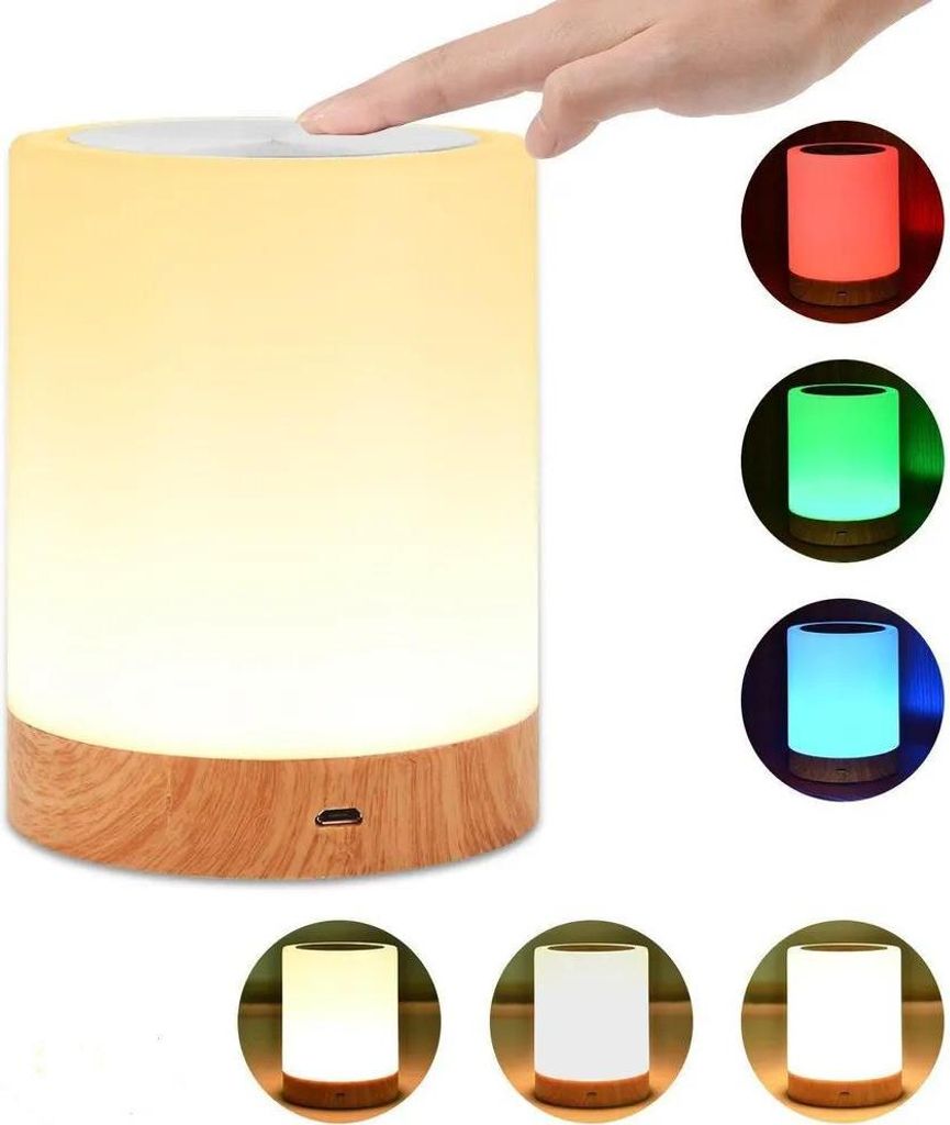 Nachttischlampe LED Nachttischlampe,Tischlampe Touch Produktbild 