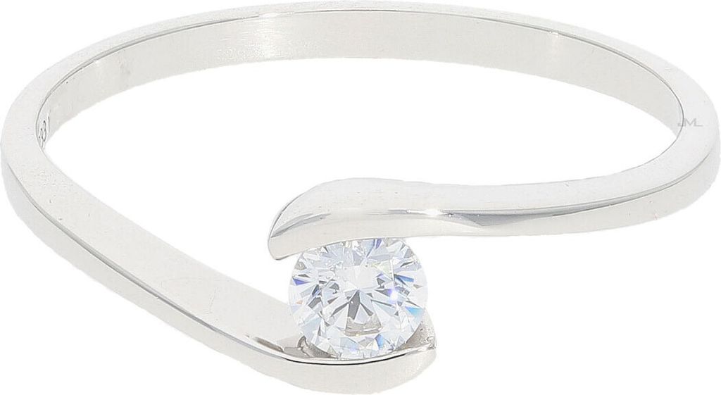 Ring Weißgold 333 mit Zirkonia JL39-07-0879 JuwelmaLux Produktbild 