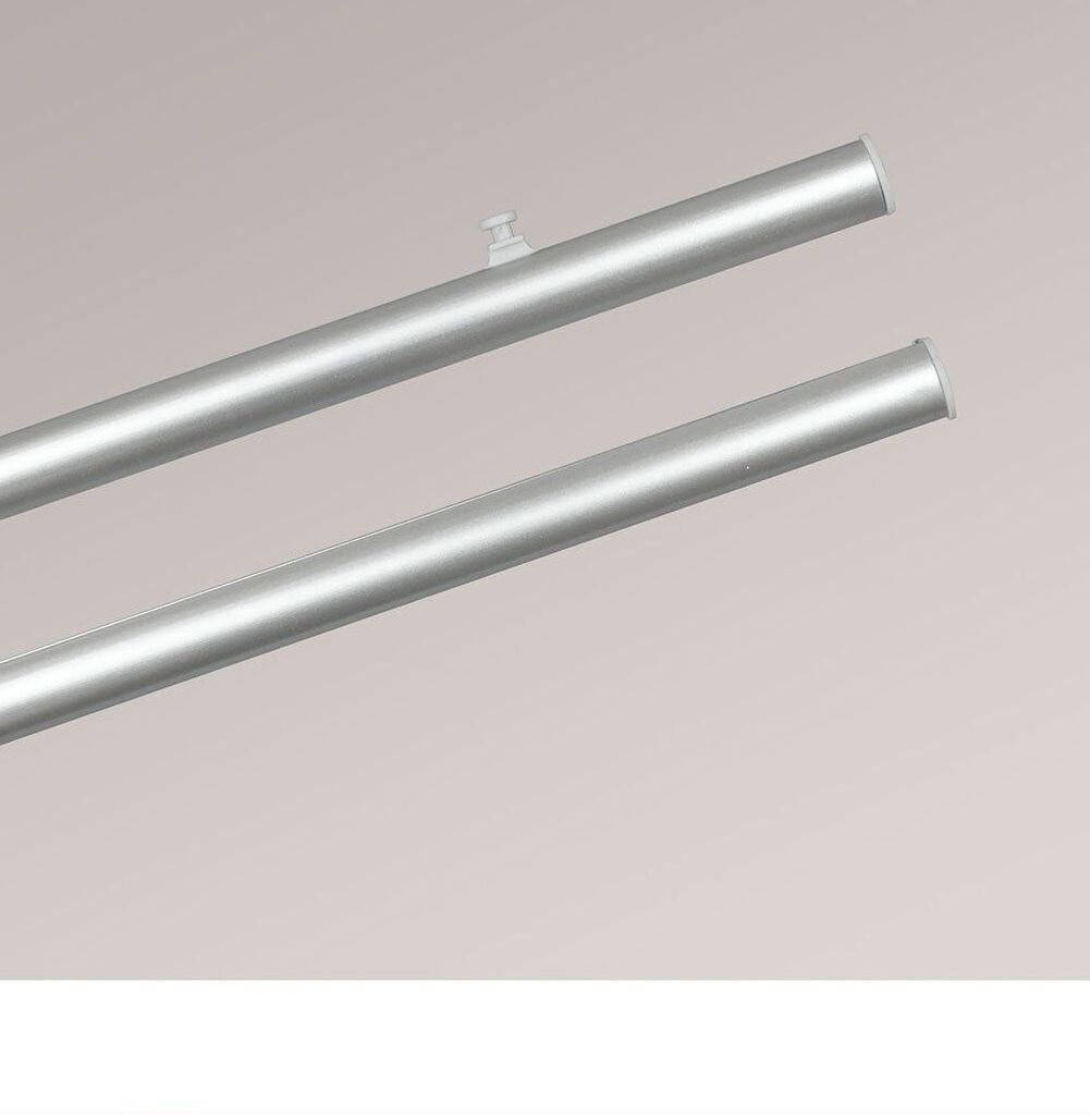 LYSEL Schiebegardine Klemmleisten Set für oben und unten Breite: 60cm Höhe: 2cm