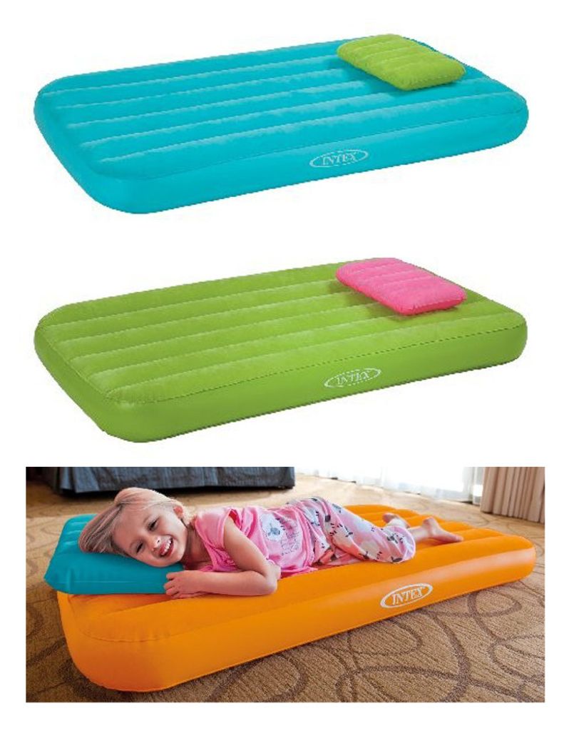 INTEX Kinderbett Luftbett mit Pumpe Gästebett Bett Luft Matratze Luftmatratze 