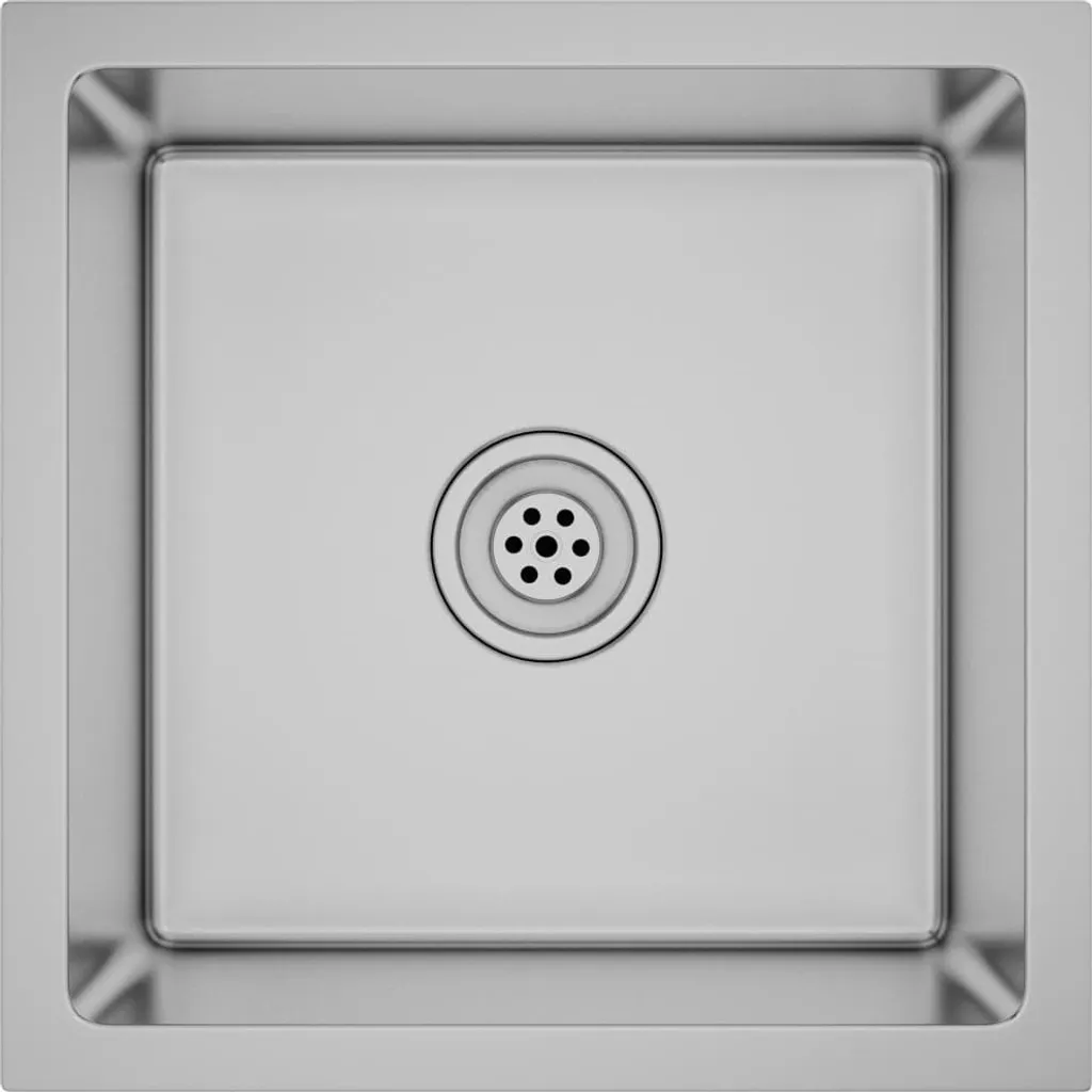 vidaXL Lavello Artigianale Incasso Acciaio Inox: Qualità Professionale