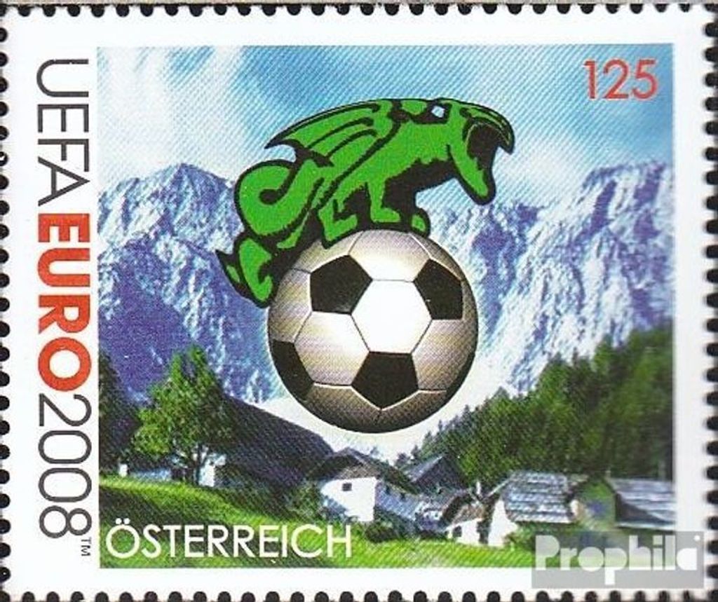 Briefmarken Österreich 2008 Mi 2724 (kompl.Ausg.) postfrisch Fußball-EM