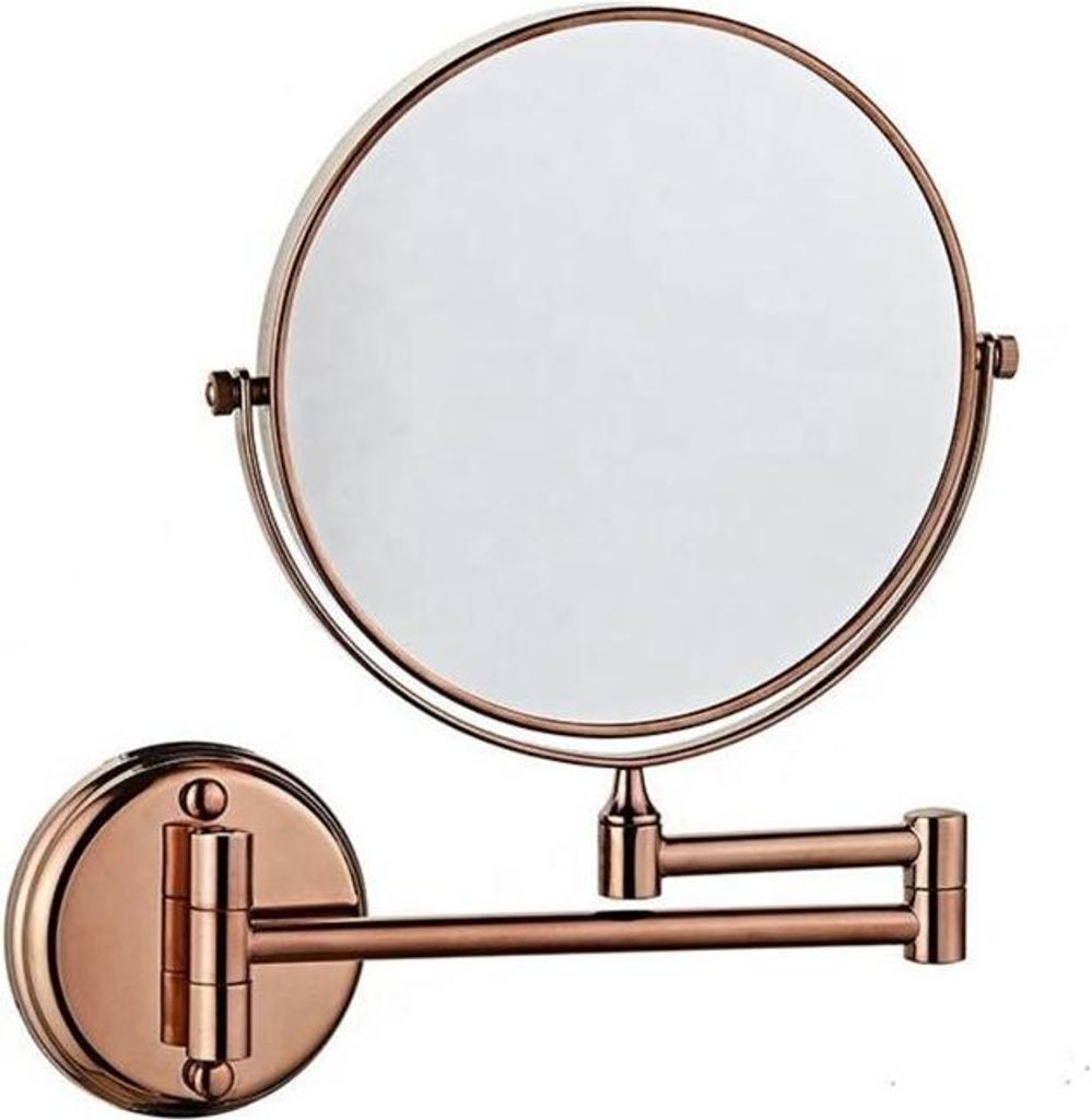 UNIQ Wandspiegel mit 10-facher Vergrößerung - Rose gold
