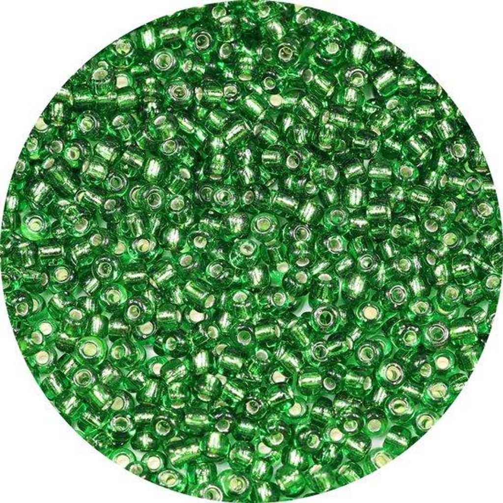 Bosgroene Glasperlen 4 mm, 6/0 Glasperlen für Armbänder, Selbstmachsieradengarnitur