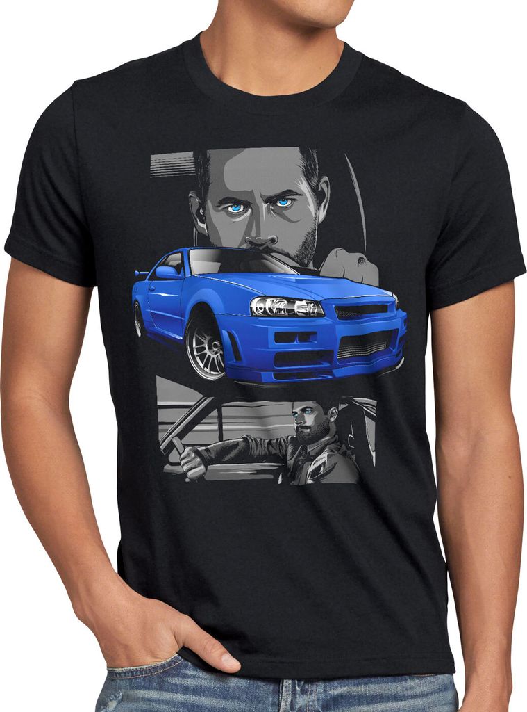 style3 Furious Champion Herren T-Shirt brian oconner autorennen