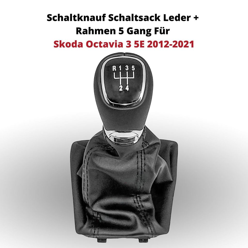 Radiaca páka koža + rám 5 rýchlostí Pre Škoda Octavia 3 5E Obrázok produktu 