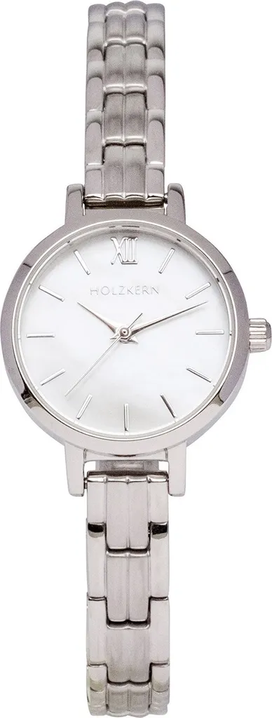 Montre Femme Chic Holzkern Skadi Argentée - Idéale pour Sortie et Travail
