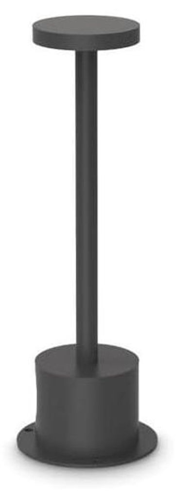 Ideal Lux 347769 TOFFEE Außenstehleuchte/Mastleuchte H250mm LED 8W 900/540lm 3000K IP65 schwarz