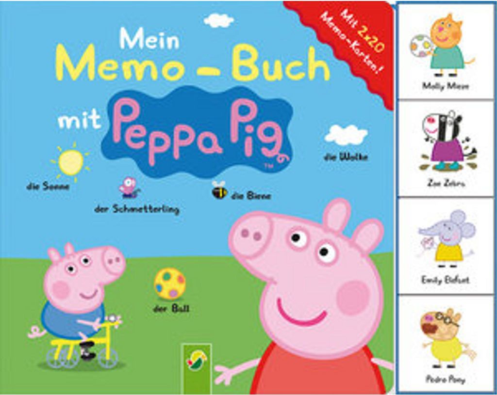 Mein Memo-Buch mit Peppa Pig Produktbild 