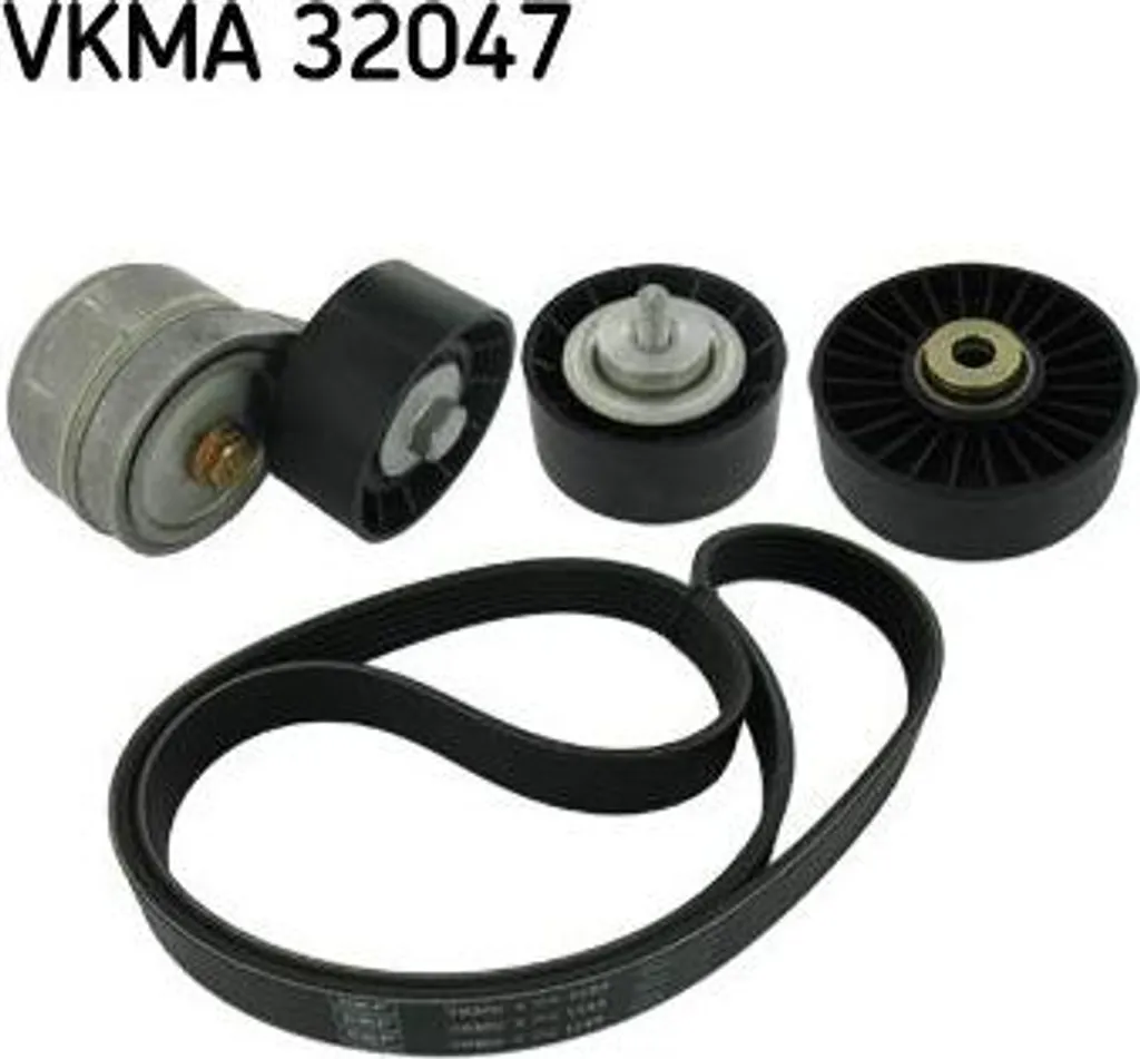 SKF VKMA 32047 Kit Courroies Trapézoïdales Crantées OE 46546374 Fiat