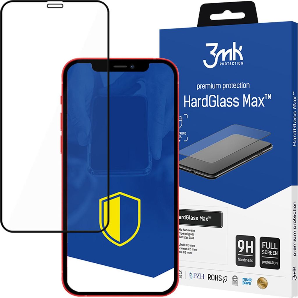 Apple Iphone 12 Pro Max - 3Mk Hardglass Max Noir Image du produit 