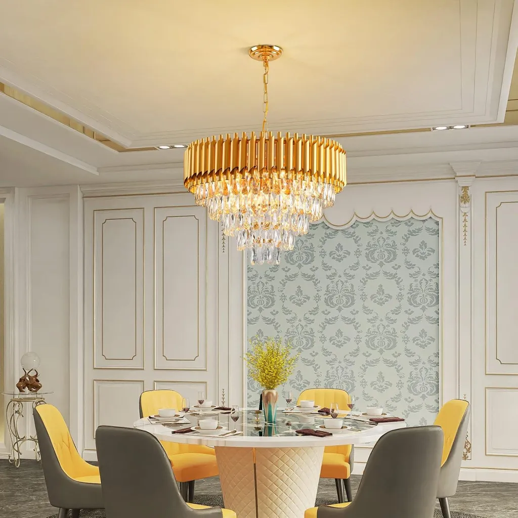 Lustre 7 Branches Variable 300W - Luminaire Modifiable Style Moderne