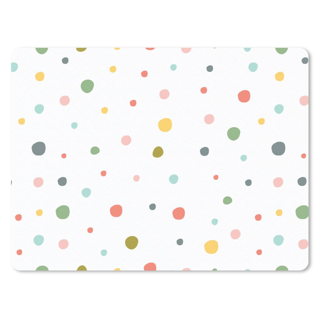 MuchoWow® Mauspad Mousepad Farbe - Muster - Punkte 23x19 cm Produktbild 