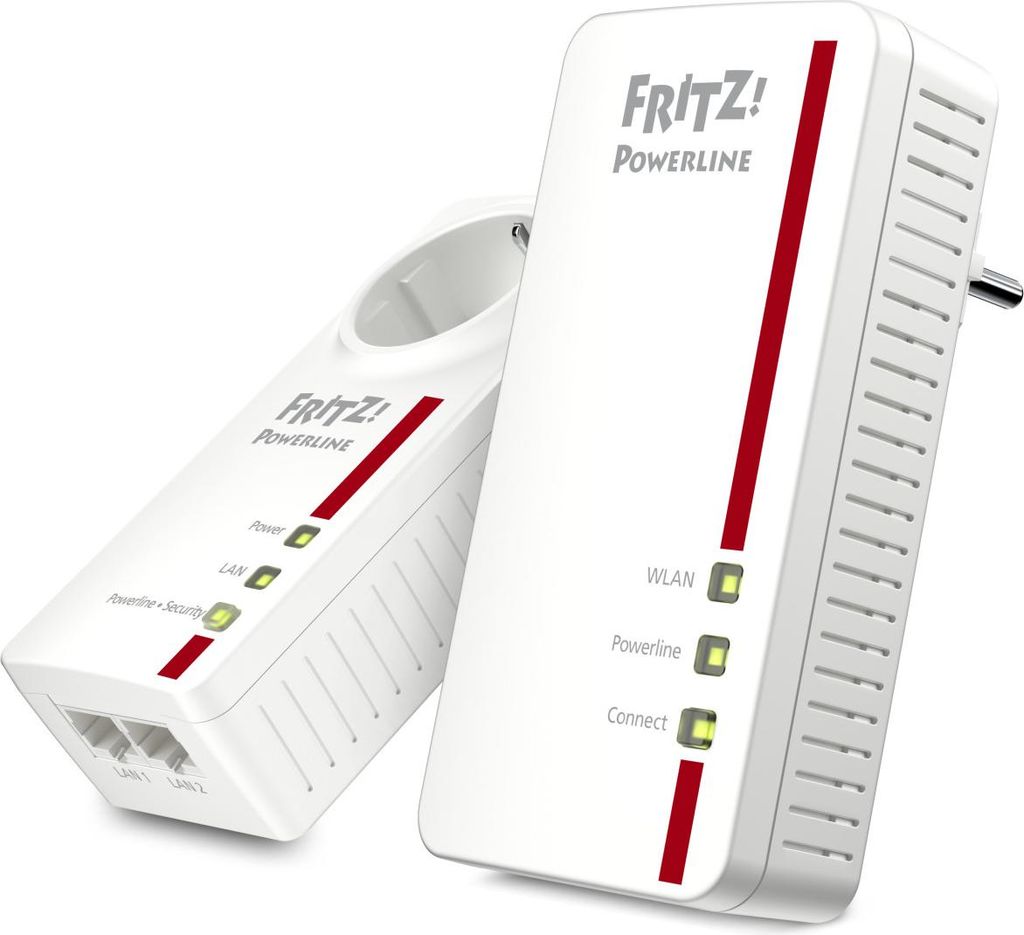 FRITZ!Powerline Powerline 1260E WLAN Set 1200 Mbit/s Produktbild 