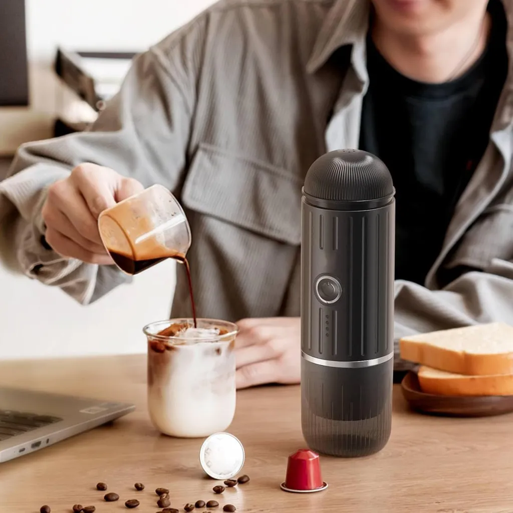 Machine expresso de voyage rechargeable ZELURXX compatible Nespresso - 8