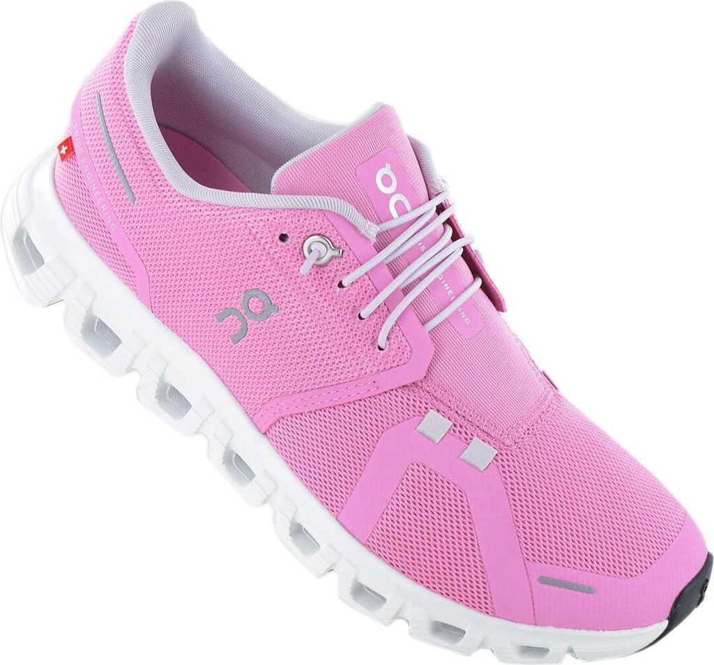 ON Running Cloud 6 - Damen Sneakers Schuhe Raspberry-White 3WF10063013 5 , EU 36 US 5