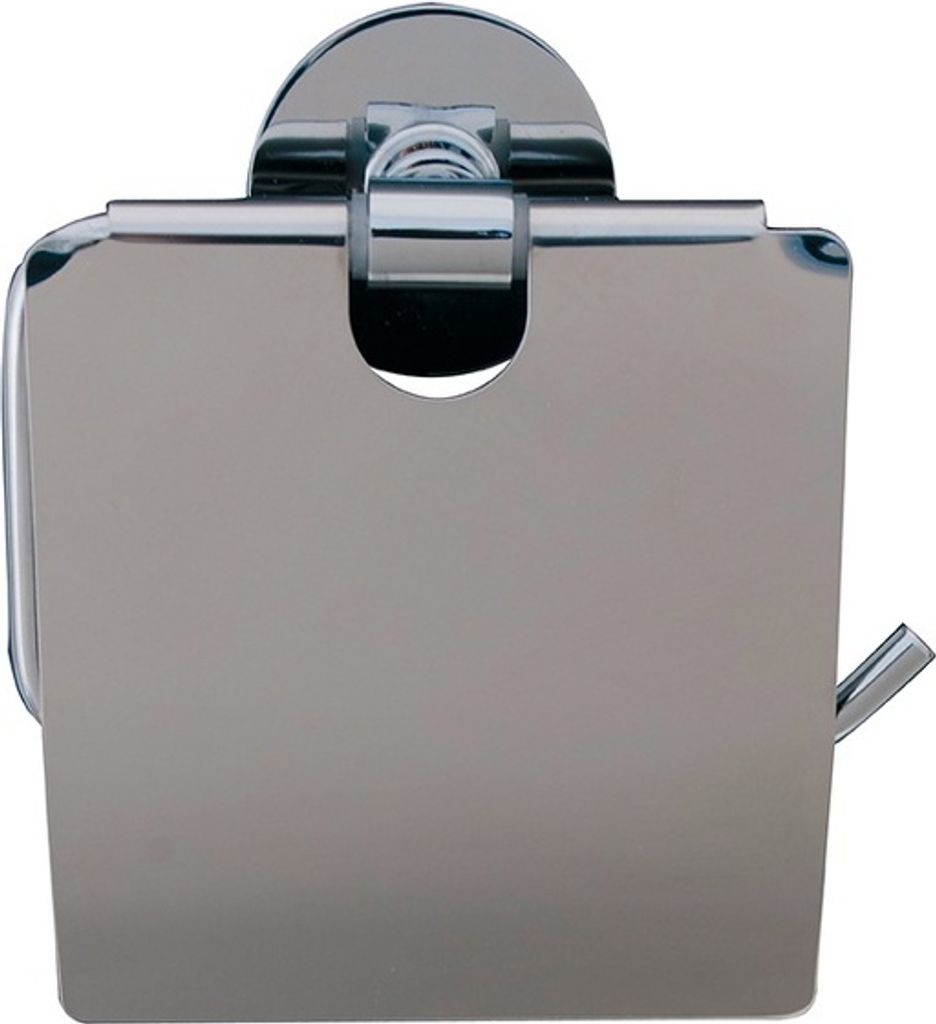 Spirella WC Rollenhalter "Easy" Edelstahl Toilettenpapierhalter Klopapierhalter zum kleben oder bohren