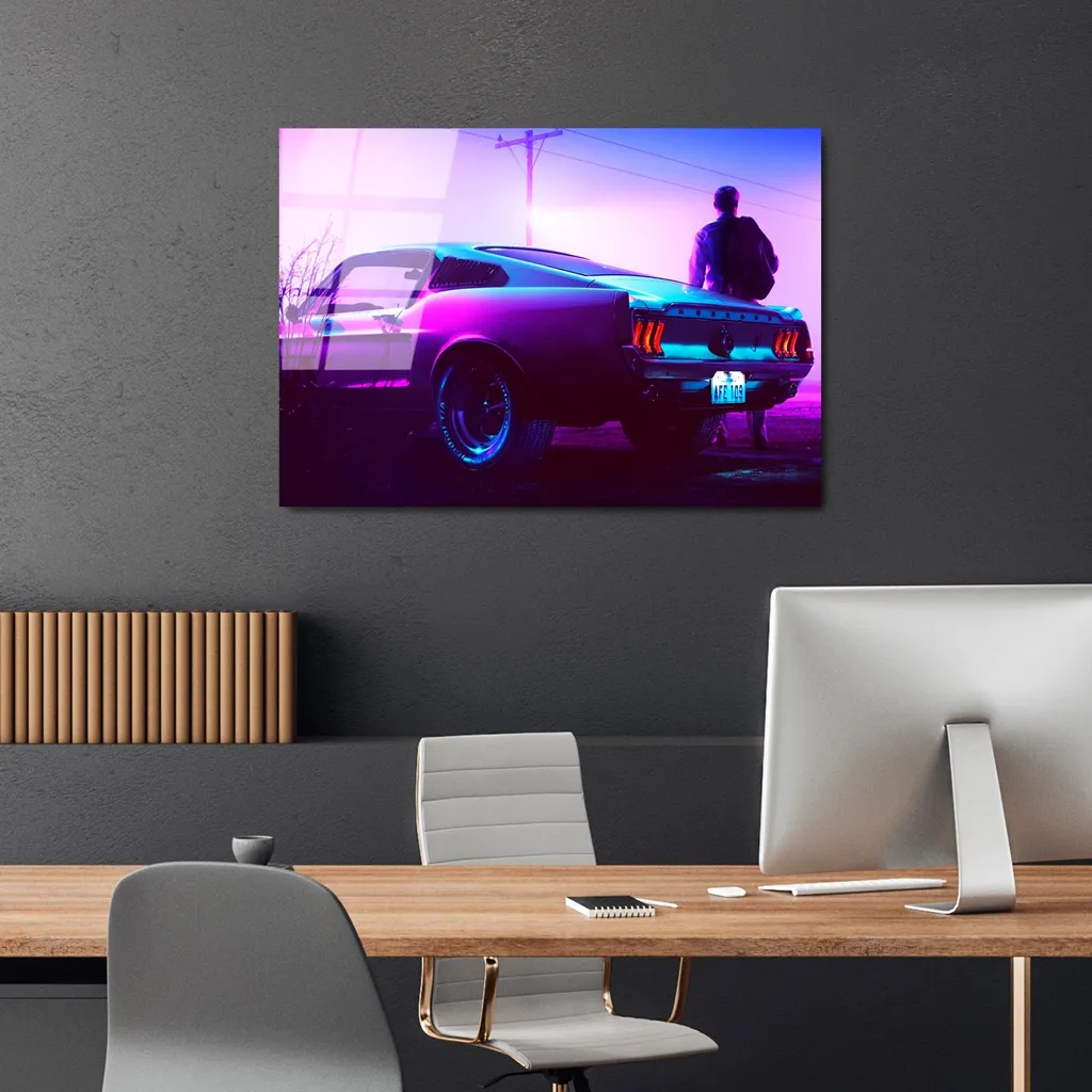 Quadro Vetro Temperato Wallity 50x70 cm UV-331 - Arredo Casa Contemporaneo