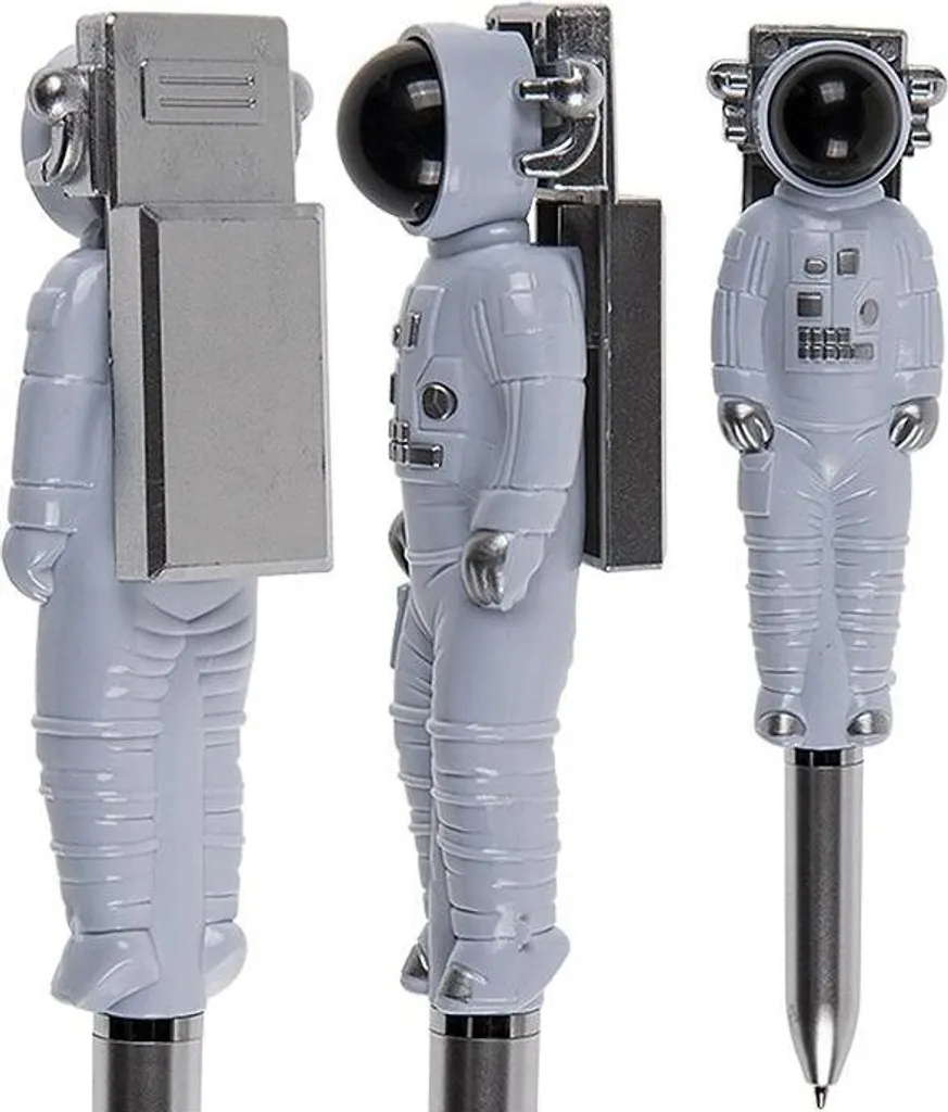 Stylo à bille automatique Astronaute en lot de 24 pièces avec mine bleue