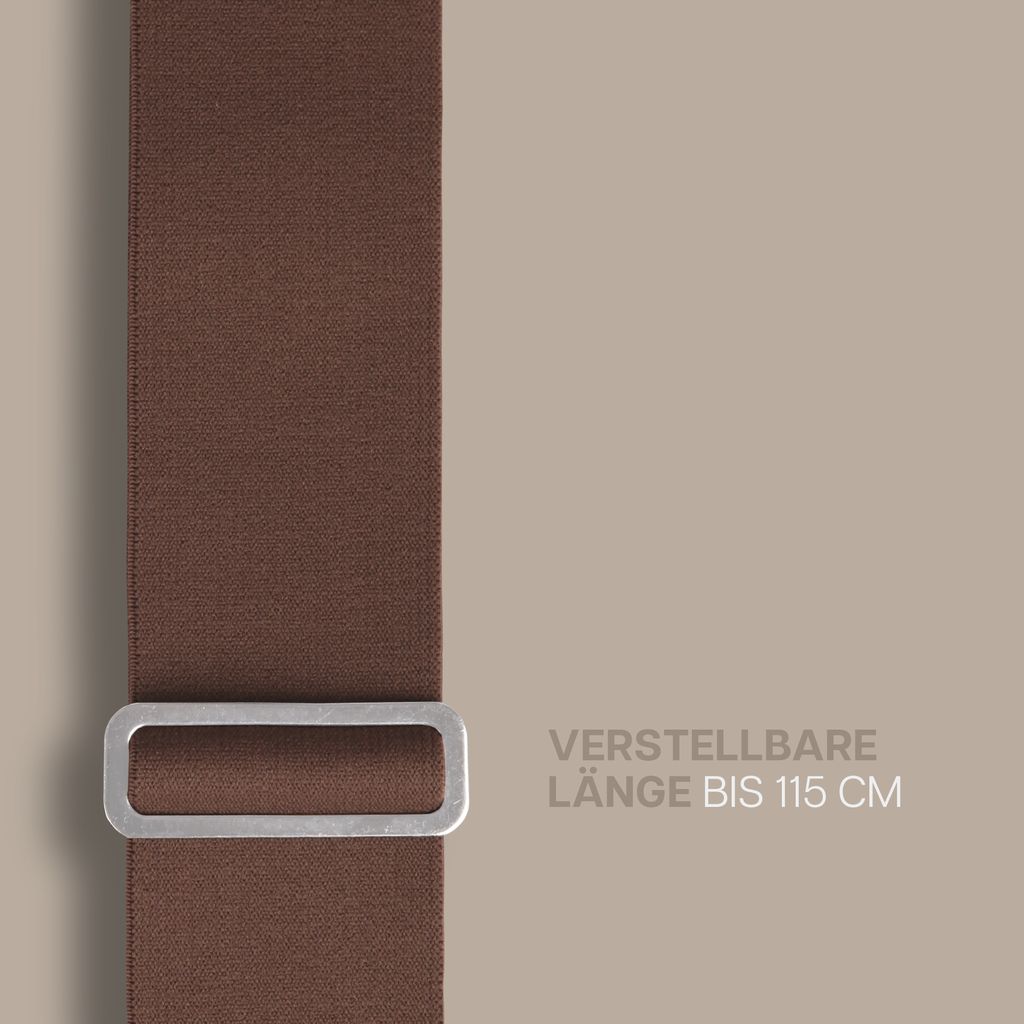 Bretelle Uomo A X Vintage Larghe 4 Cm – Regolabili Fino A 120 Cm Con Clip Robustissime, Eleganti E Comode