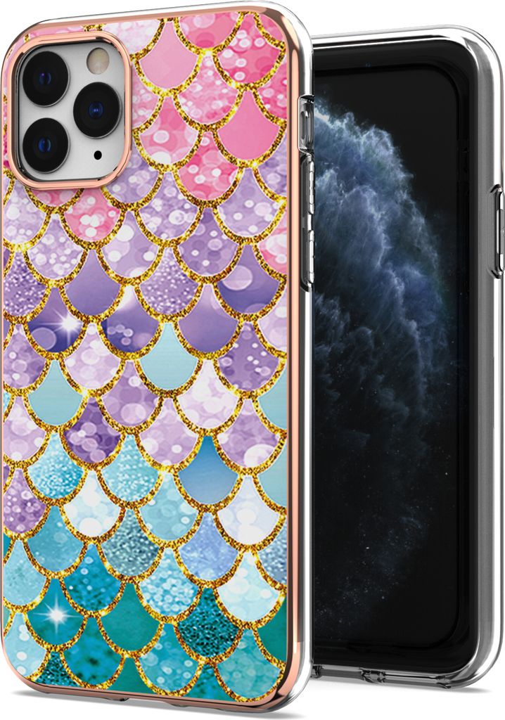 iPhone 11 Pro Max Hülle, Muster Handyhülle Weich TPU Bumper Schutzhülle für iPhone 11 Pro Max Bunt