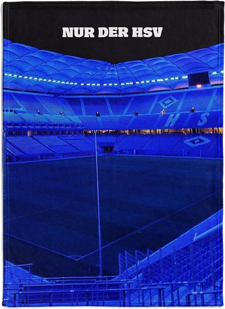 Hamburger SV HSV Flanellfleecedecke Stadion Produktbild 
