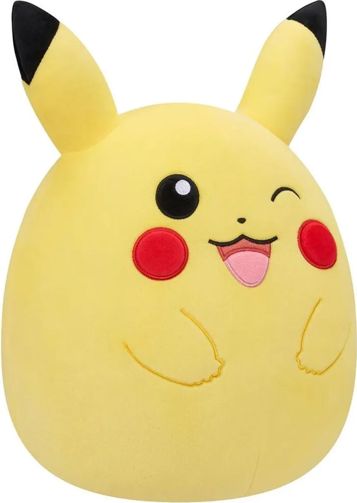 Peluche Pikachu 27 cm Squishmallows - Doudou Pokémon Doux Original