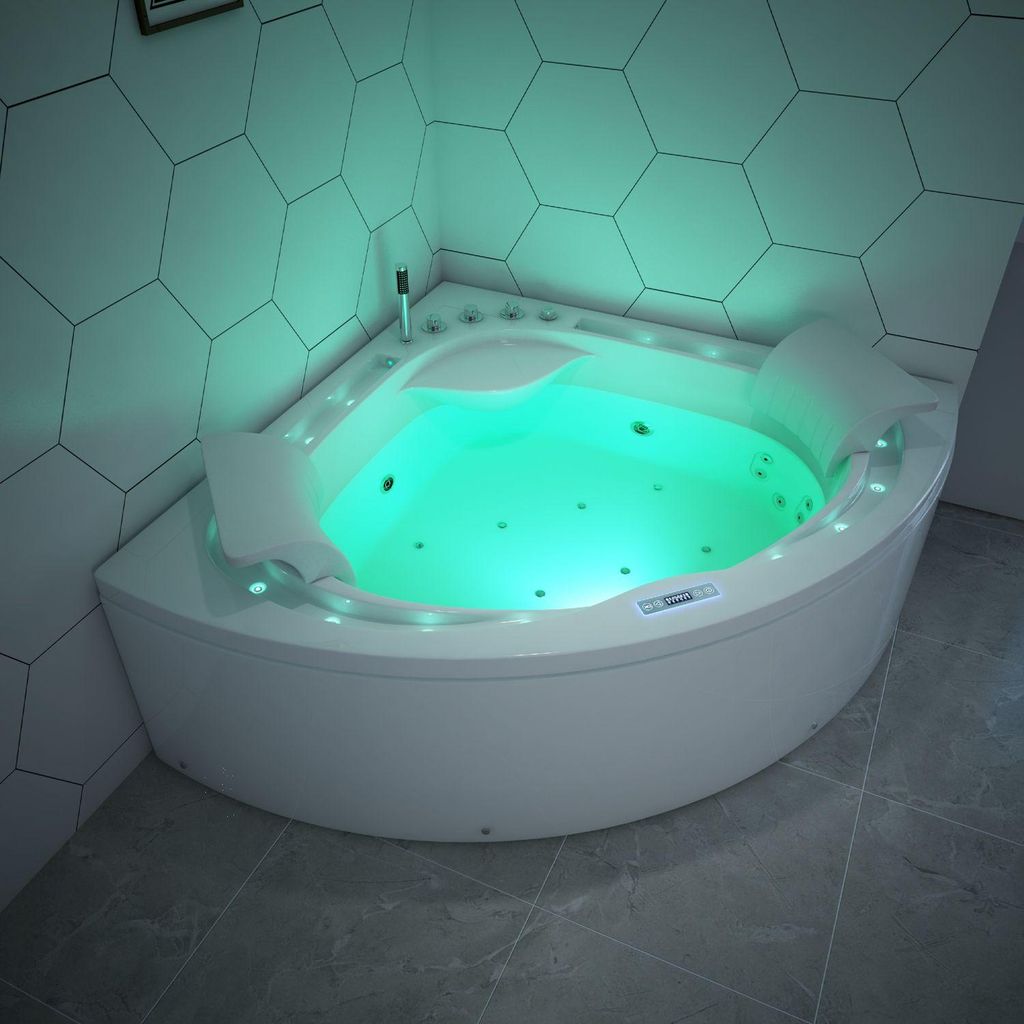 TroniTechnik® Eckwhirlpool ANDROS 160x160 Eckwanne Produktbild 