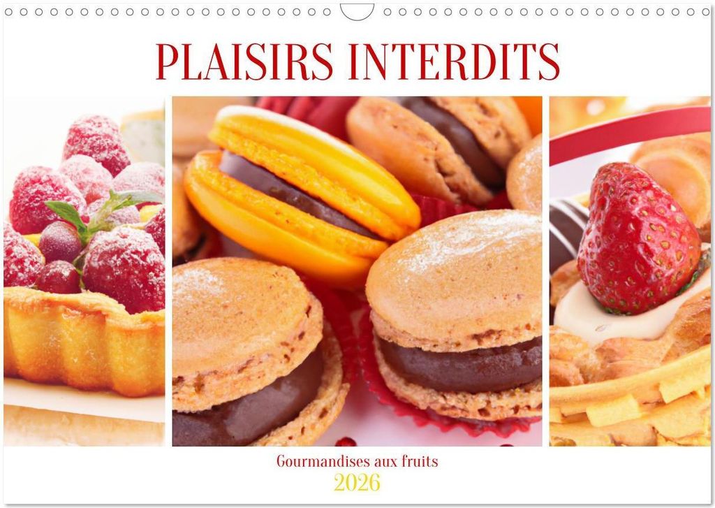 Plaisirs interdits (Calendrier mural 2026 DIN A3 vertical), CALVENDO calendrier mensuel
