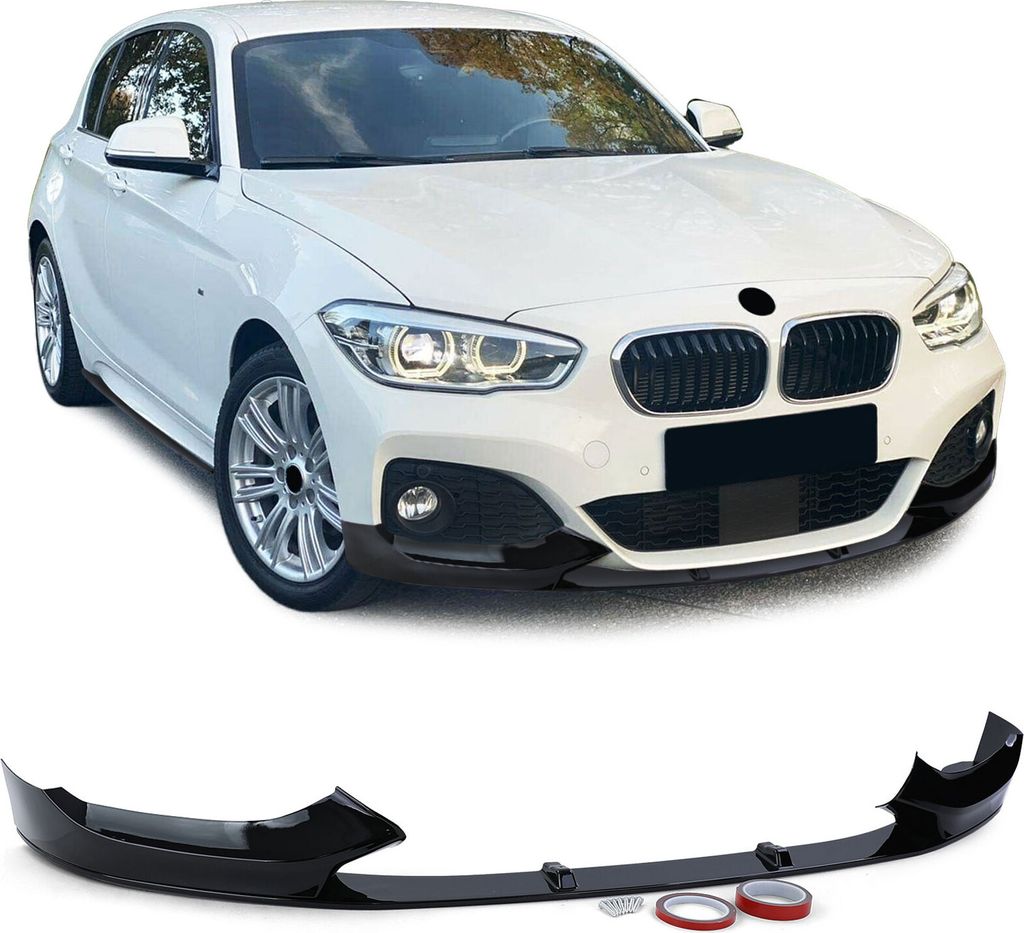 Frontspoiler Performance Spoiler Lippe Stoßstange in Schwarz Glanz für BMW F20