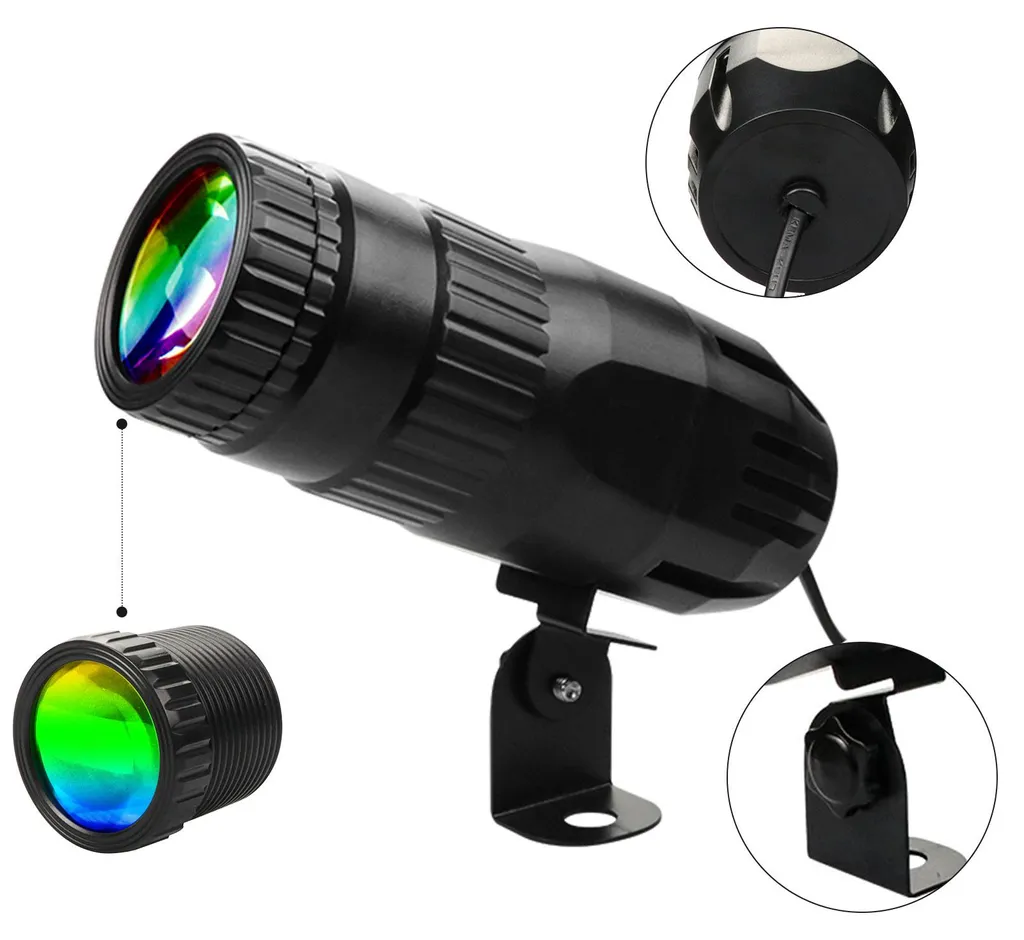 Mini projecteur LED RGBW : éclairage de scène facile sans réglage complexe