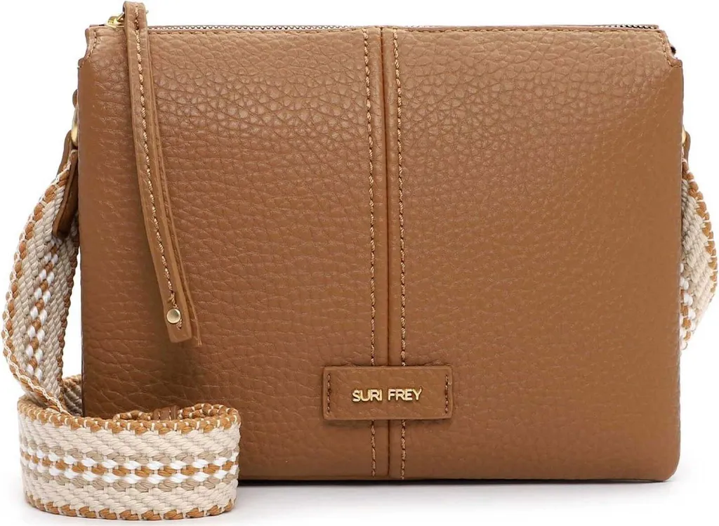 SURI FREY borsa a tracolla Gray SC Crossover Bag Sahara marrone chiaro