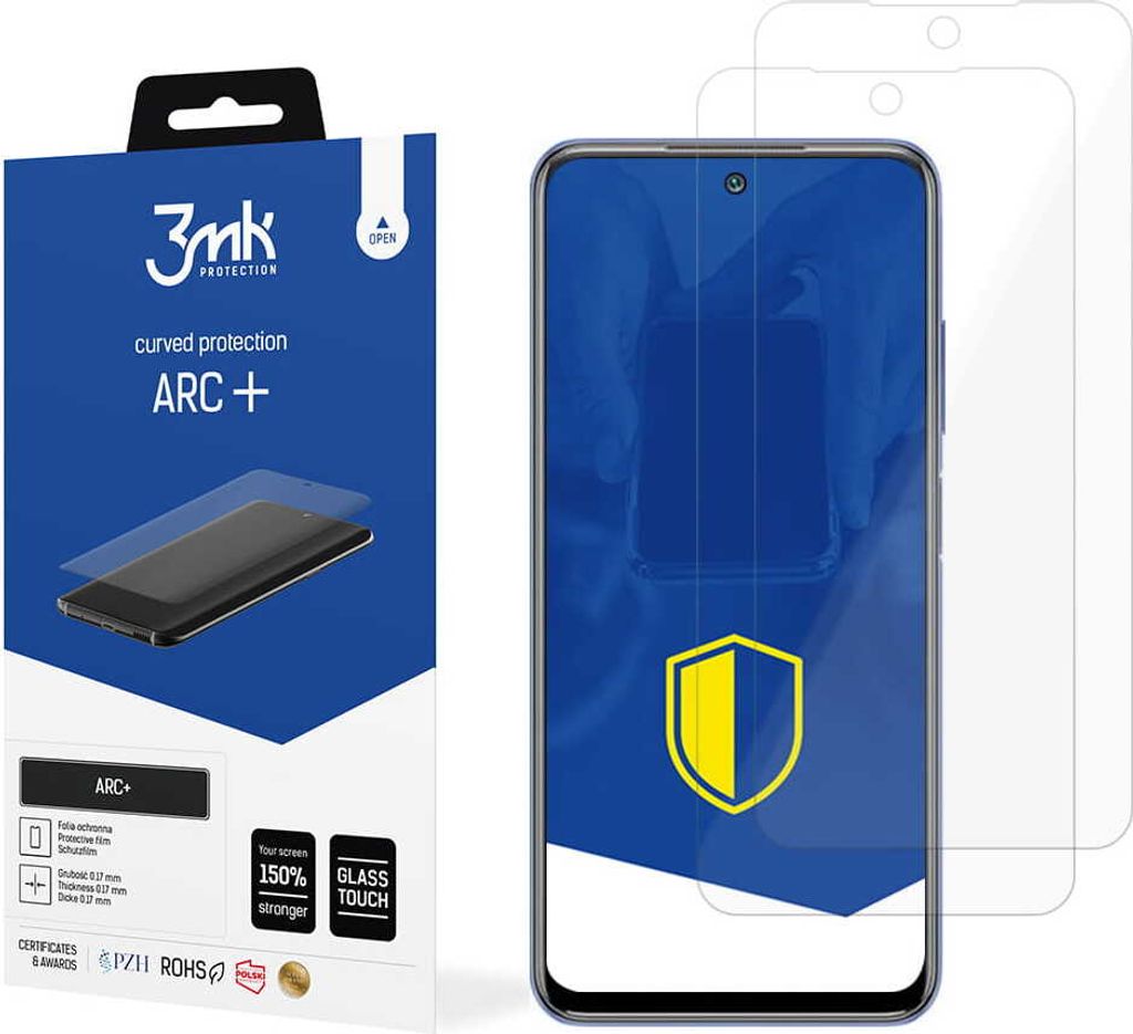 3mk Display Schutzfolie ARC+ für Xiaomi Redmi 10 0,17mm Self-Heal (2 Stück)