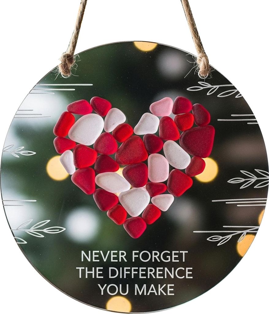 Erstes Weihnachtsfest: Strandglas-Ornament mit Babyfußabdruck – Erinnerungsstück für Neugeborene (Mädchen/Junge) – Küsten-Weihnachtsbaumsc...