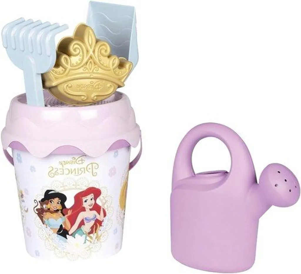 Set de jouets de plage 17 cm avec pelle tamis râteau et moules à sable